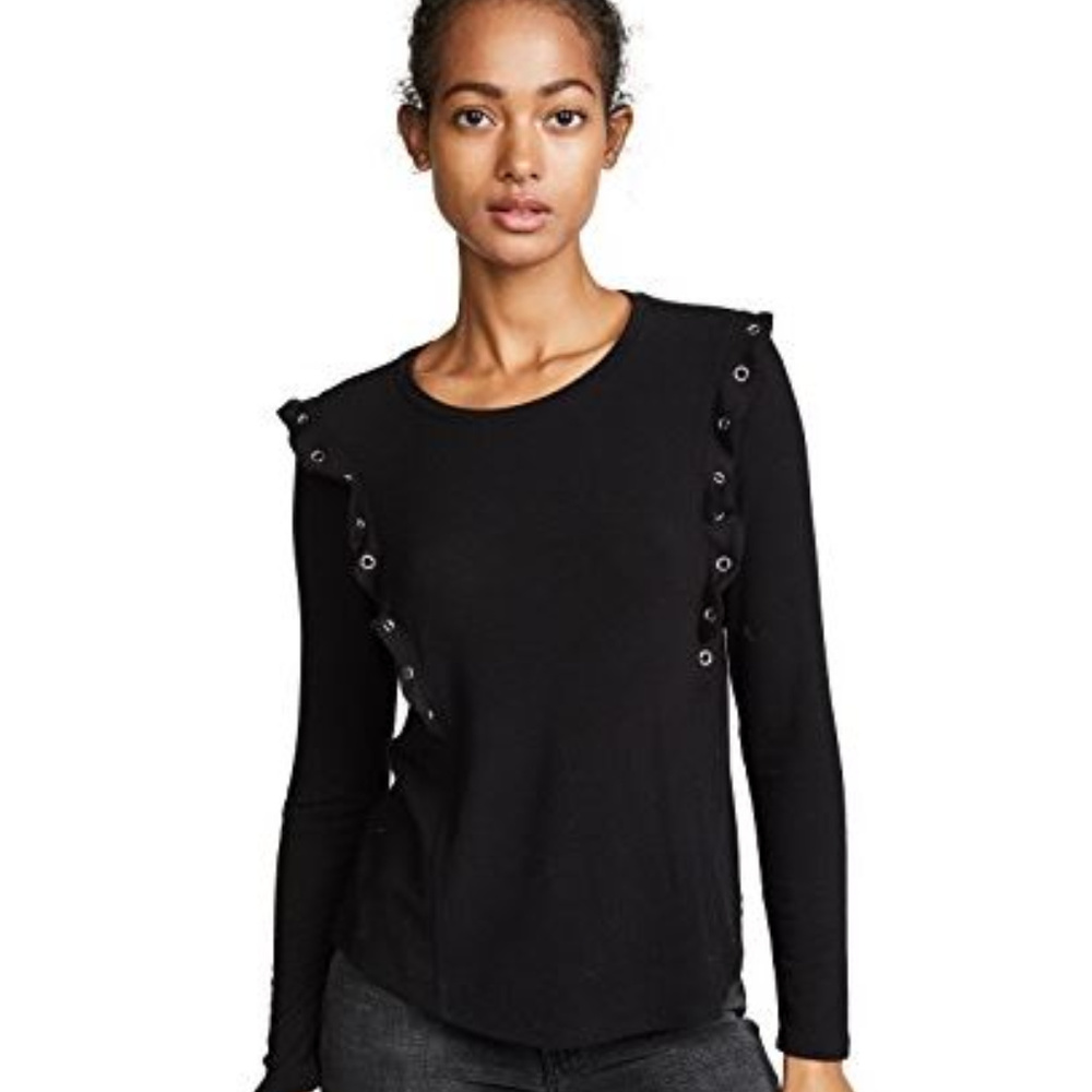 Generation Love Black Top w/Eyelets - NWT